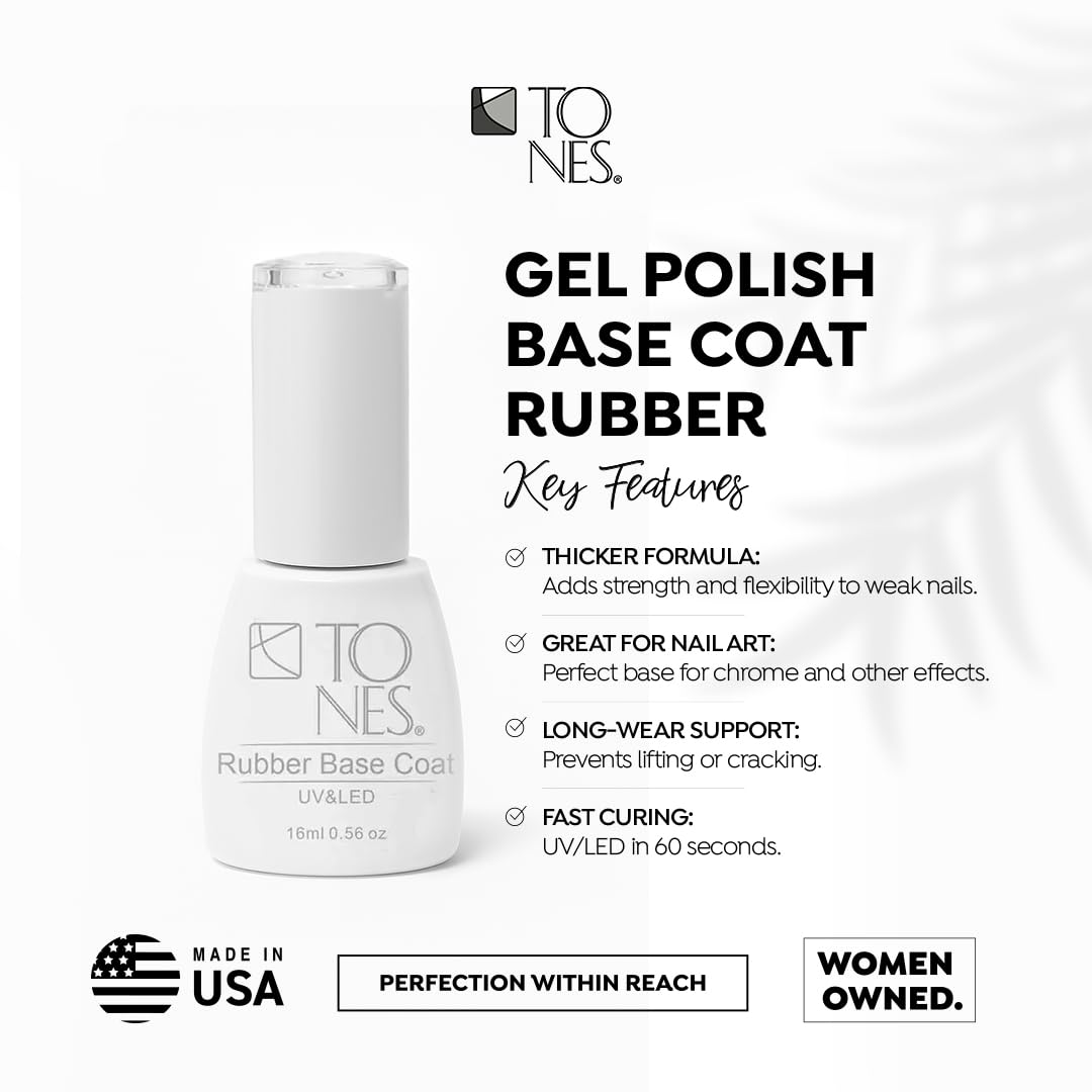 TONES brush stroke of rubber base demonstrating smooth application and controlled coverage