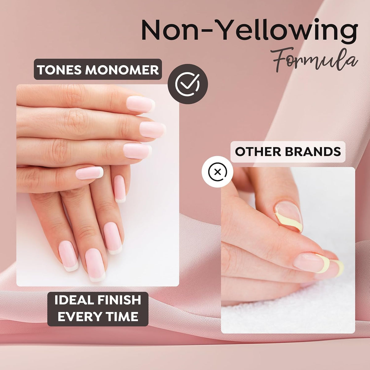 TONES monomer forming a controlled brush bead for precise application