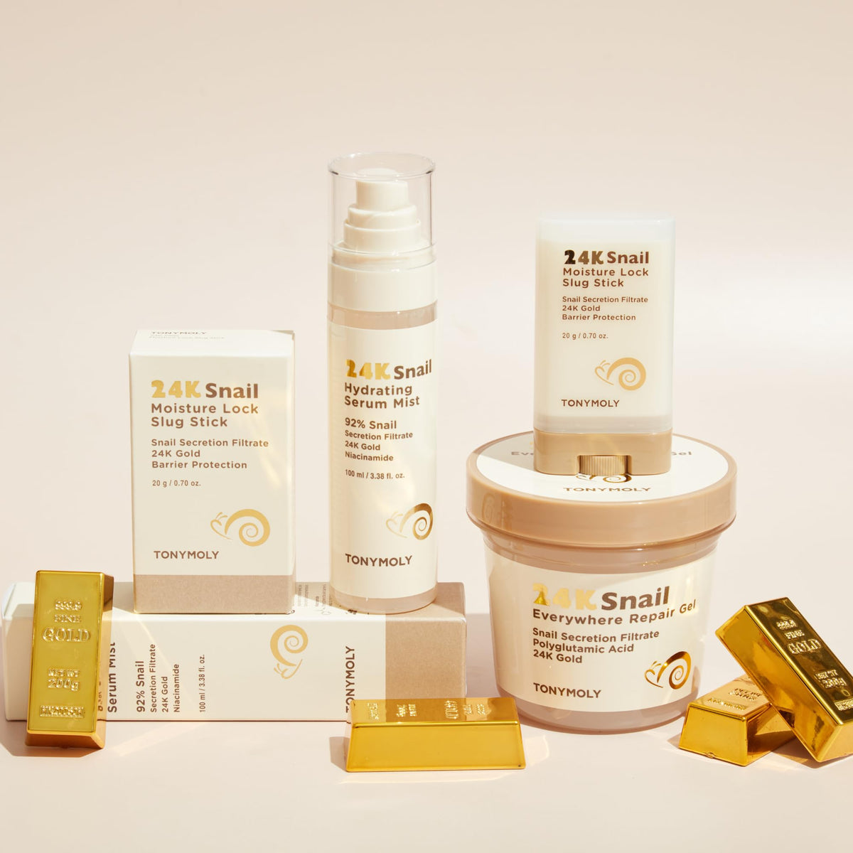 TONYMOLY displayed on vanity conveying daily routine hydration benefit