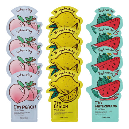 TONYMOLY front packaging showing the 12-pack and bright colorful branding for gifting