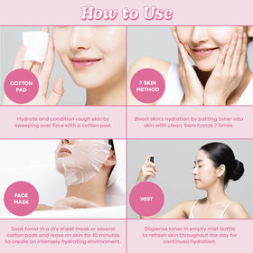 TONYMOLY product texture dispensed to show lightweight milky hydration