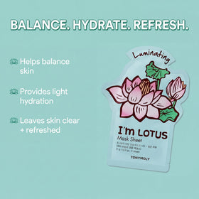 TONYMOLY cherry blossom mask opened revealing lightweight hydrating essence