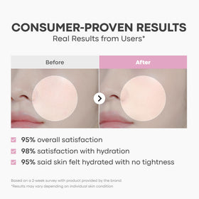TONYMOLY ingredient label close-up highlighting ceramide and hyaluronic acid for barrier support