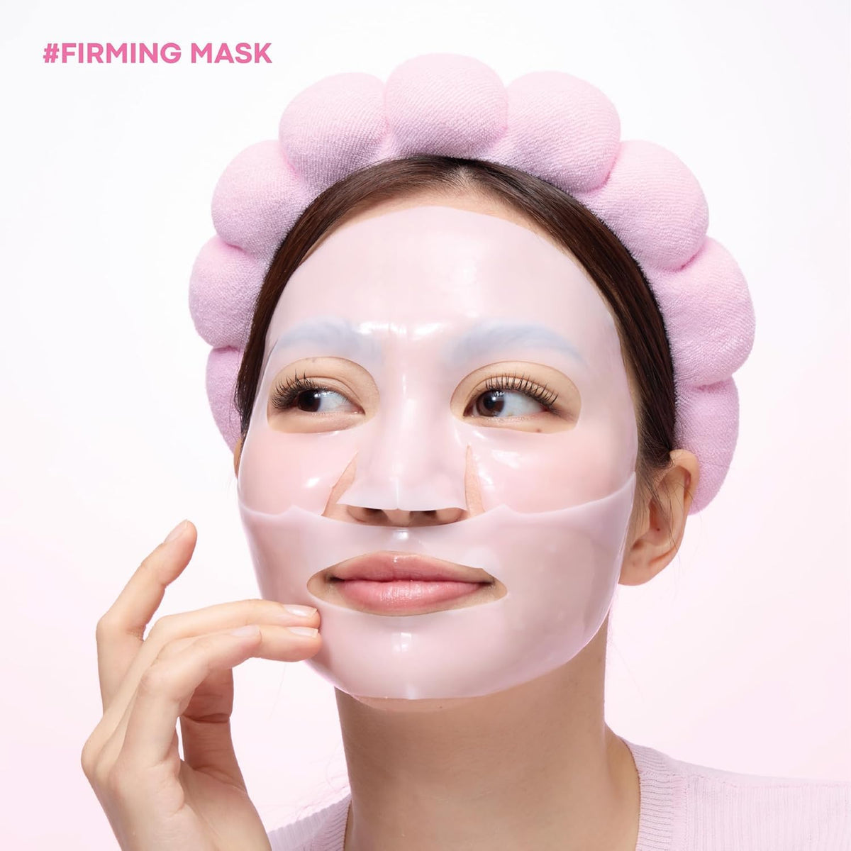 TONYMOLY lifestyle bathroom shelf with masks displayed to suggest nightly skincare routine