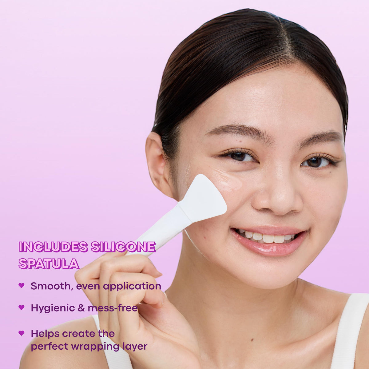 TONYMOLY application on hand demonstrating easy spreadability and coverage