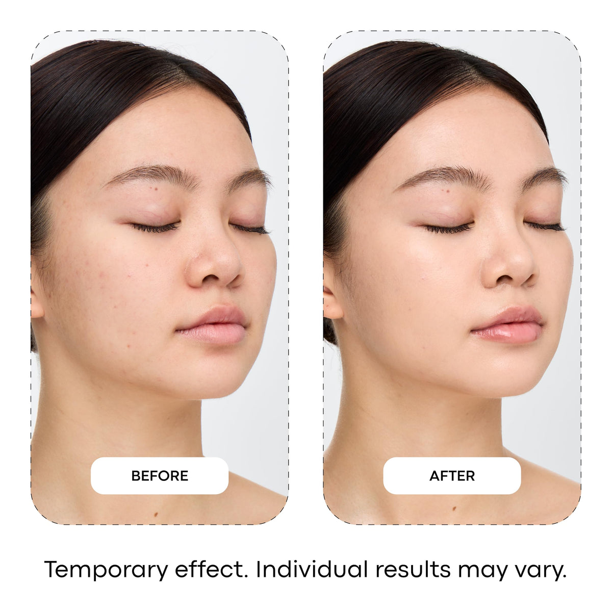TONYMOLY thin film on skin demonstrating second-skin barrier benefit