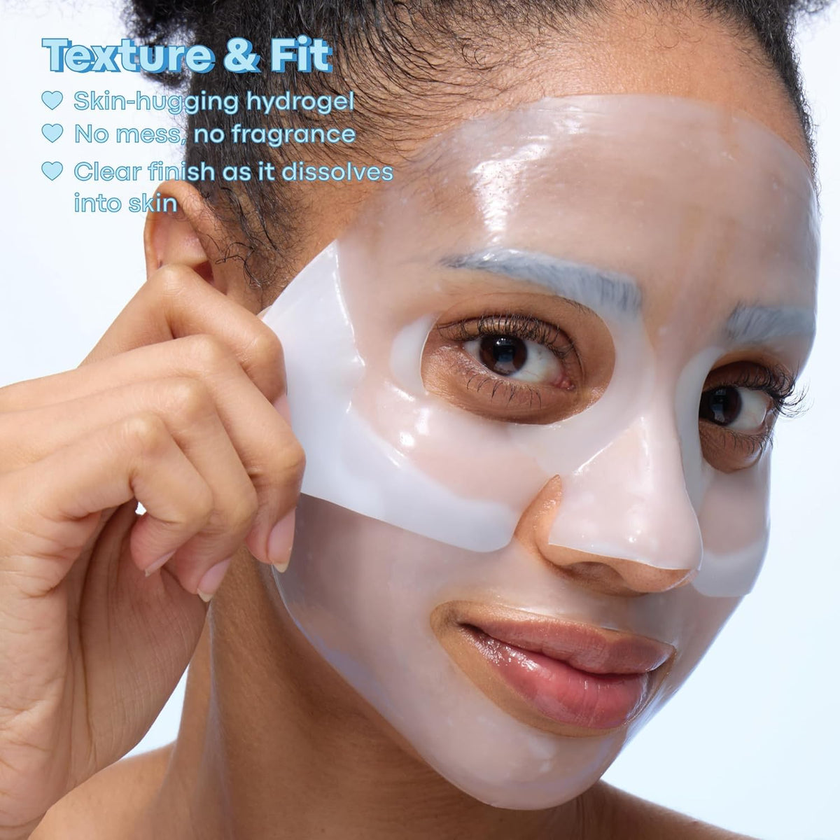 TONYMOLY before and after morning skin showing visibly plumper texture