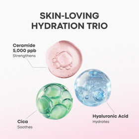 TONYMOLY milky texture droplet demonstrating lightweight hydration feel
