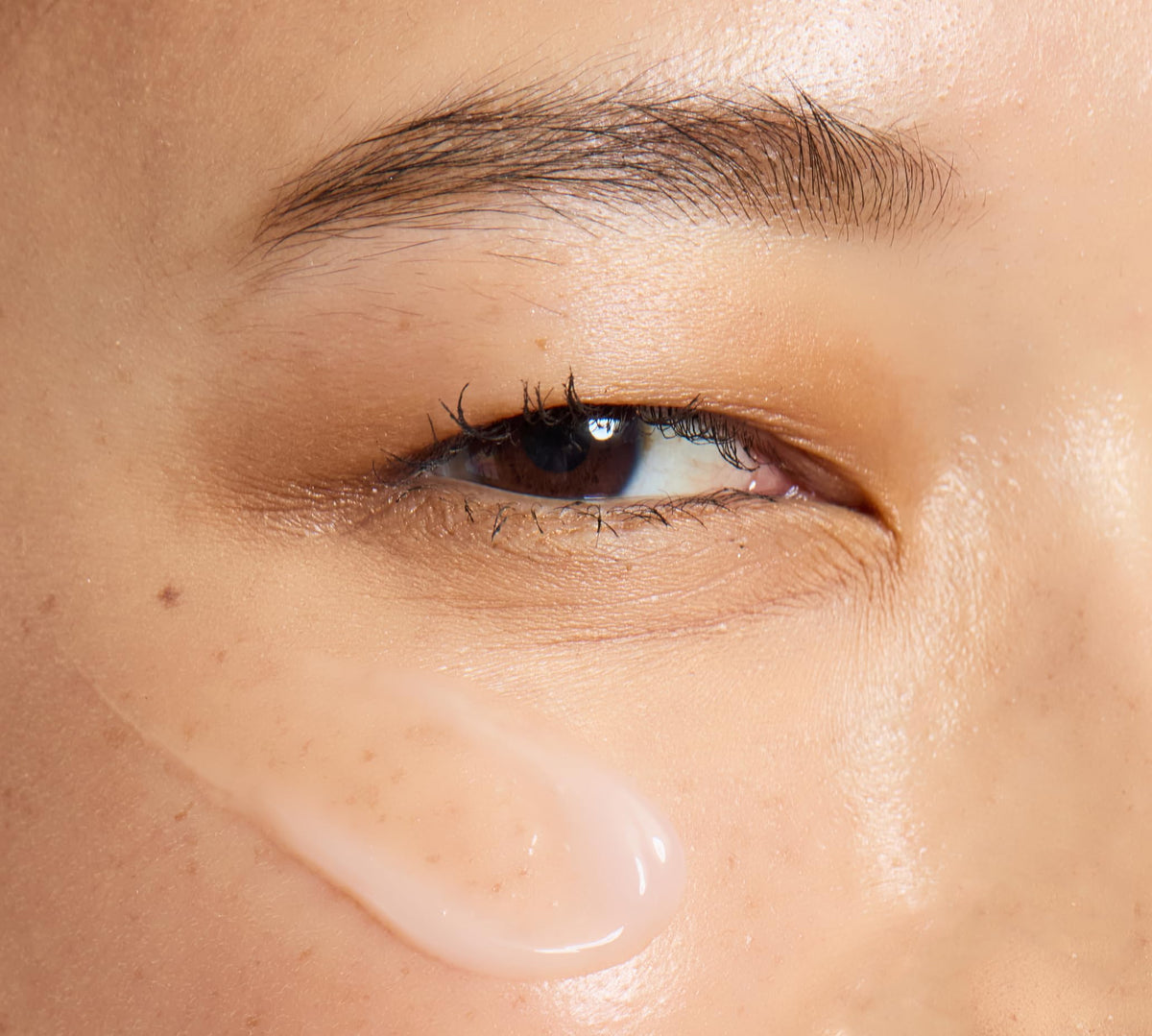TONYMOLY cream on hand demonstrating spreadability and lightweight, non-greasy finish