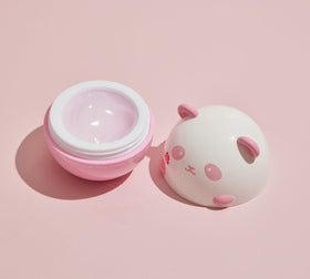 TONYMOLY jar on bathroom counter lifestyle shot showing everyday use and routine compatibility