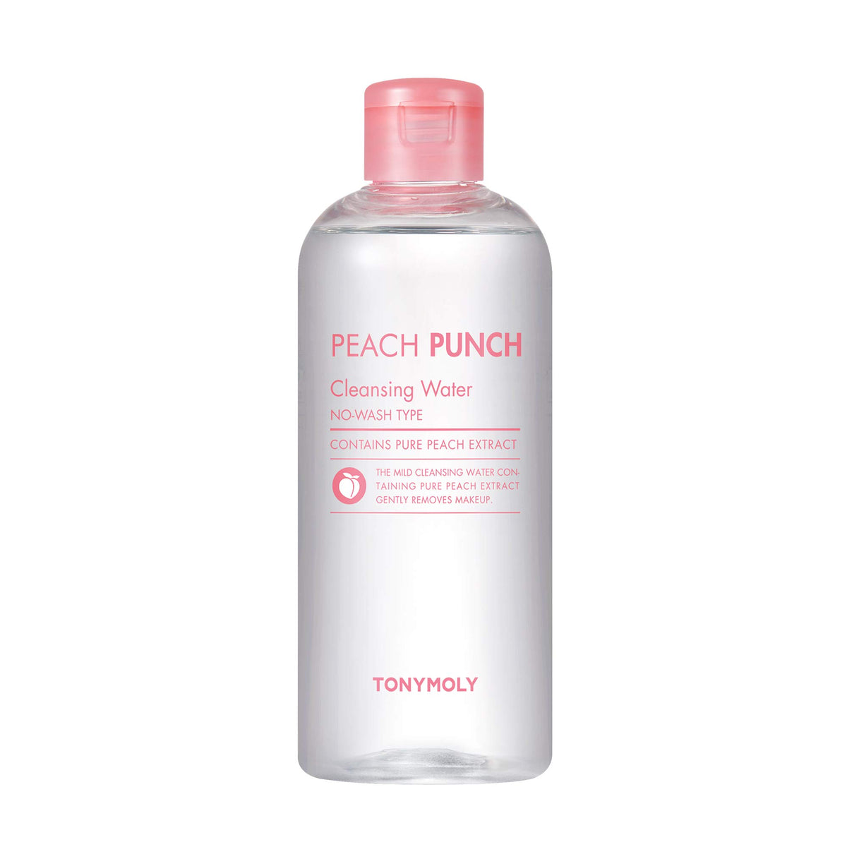 TONYMOLY front bottle shot showing label and 12 oz size, highlighting travel convenience
