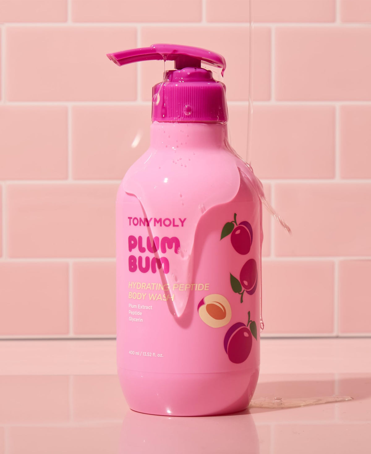 TONYMOLY back label closeup listing peptides and glycerin for nourishment