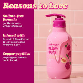 TONYMOLY plum extract ingredient shot emphasizing antioxidant skin benefits