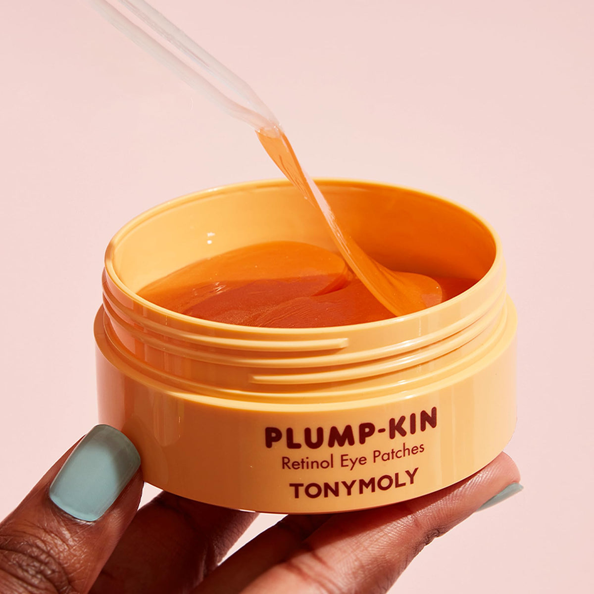 TONYMOLY open jar with visible patches for easy, mess-free use