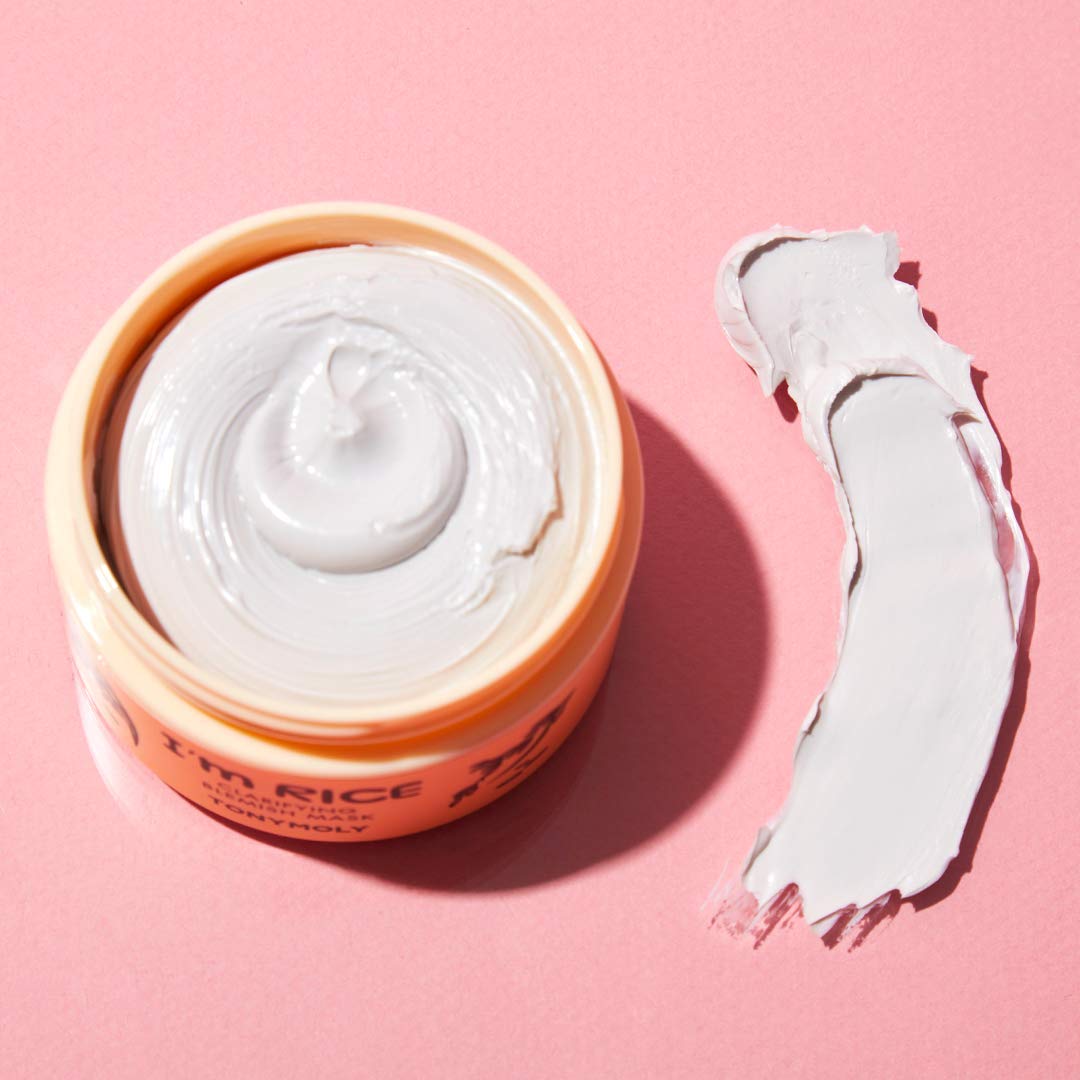TONYMOLY application of mask on face demonstrating even coverage and pore detox benefit
