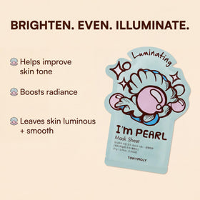 TONYMOLY sheet close-up showing three-layer texture for better essence delivery