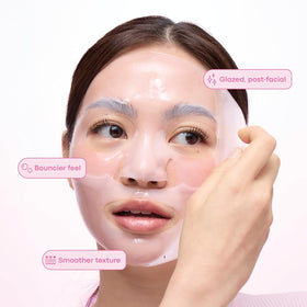 TONYMOLY size and scale comparison showing single mask packet beside a hand for portion clarity