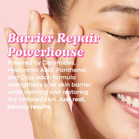 TONYMOLY toner displayed on bathroom shelf conveying daily routine ease