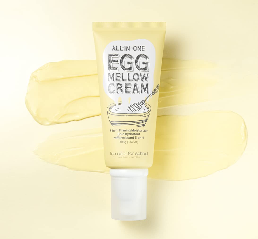 Too Cool For School ingredient label close-up displaying egg extracts and collagen