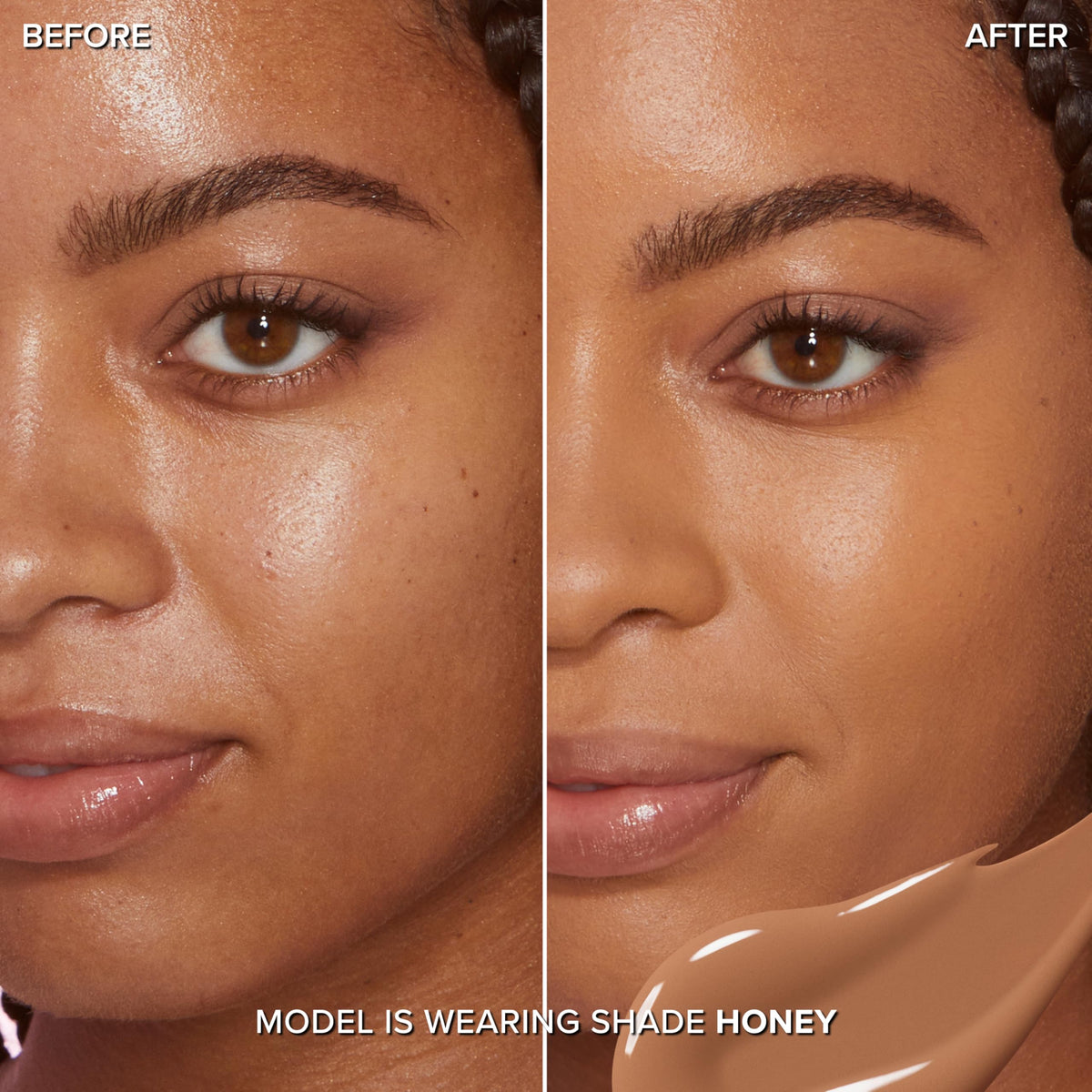 Too Faced applicator tip close-up for precise placement and easy blending benefit