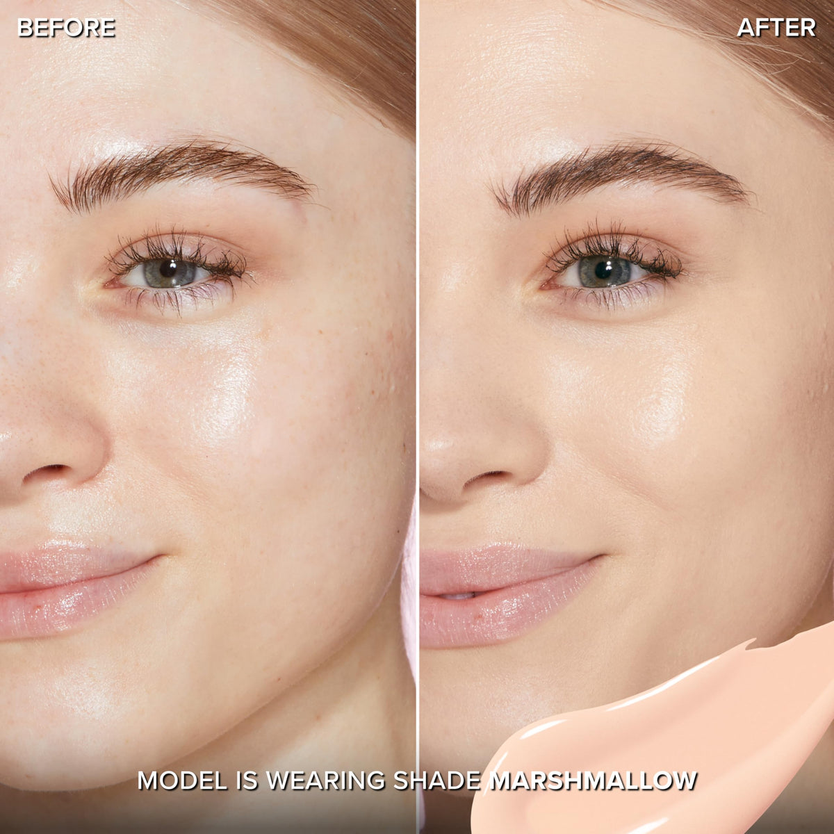 Too Faced applicator wand with doe-foot tip, demonstrates precise application