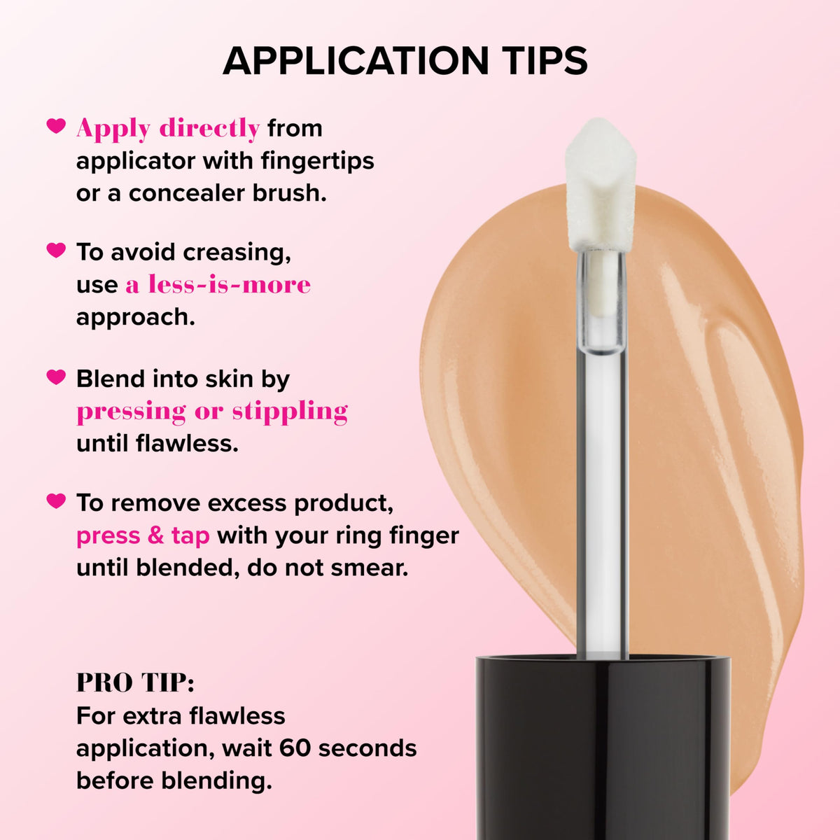 Too Faced nude shade bottle showing product size and color match convenience
