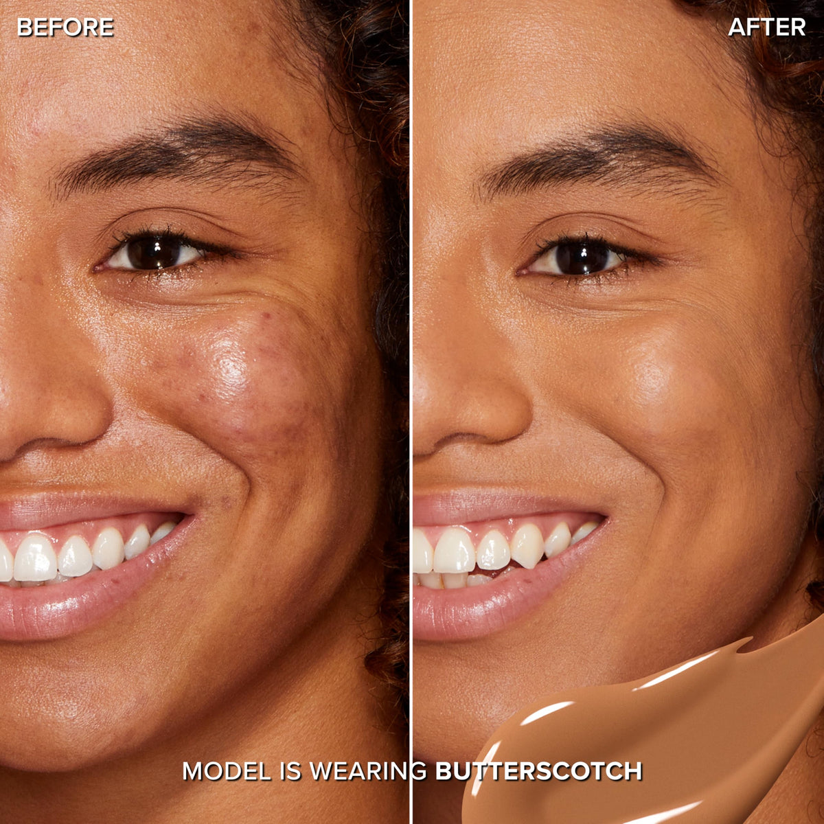 Too Faced doe-foot applicator displaying product tip for precise placement and control