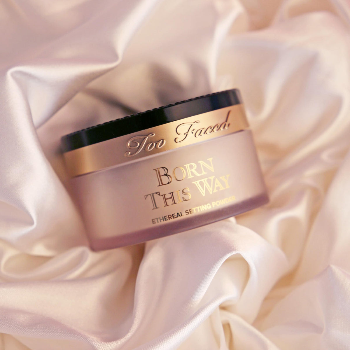 Too Faced on model complexion showing natural finish and glow, shows real-skin result