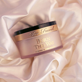Too Faced on model complexion showing natural finish and glow, shows real-skin result