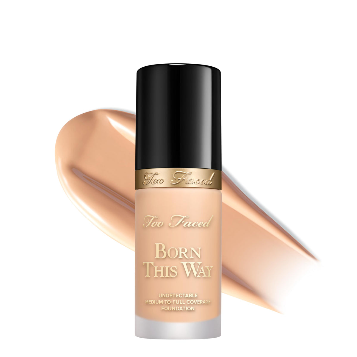 Too Faced front bottle view showing packaging and size benefit