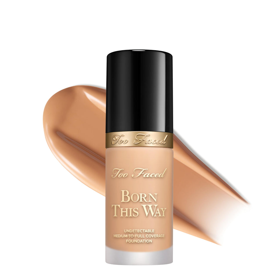 Too Faced front packaging showing bottle and label, showcases product branding and appeal