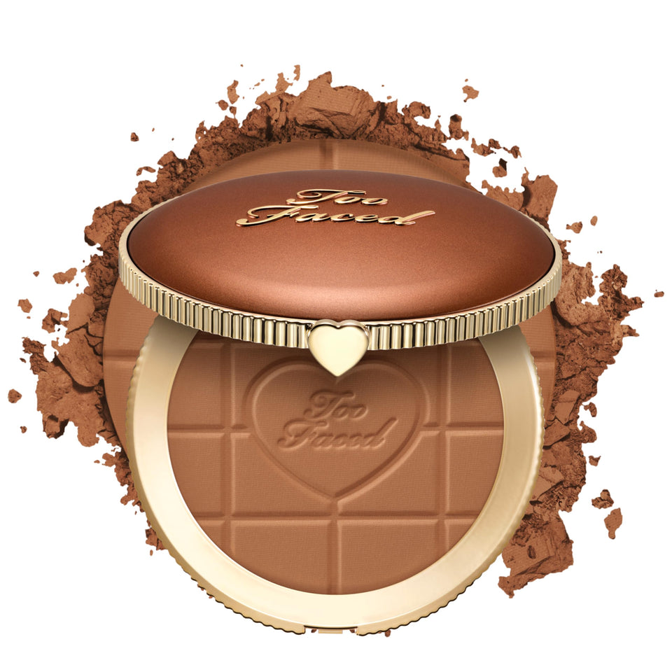 Too Faced front compact view showing sleek packaging and travel benefit