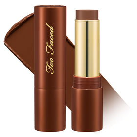 Too Faced front packaging shows stick and branding with travel-ready convenience