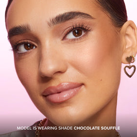 Too Faced product label and ingredients panel highlighting vegan, cruelty-free benefits