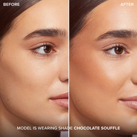 Too Faced close-up of Chocolate Soleil cream texture for smooth, blendable application