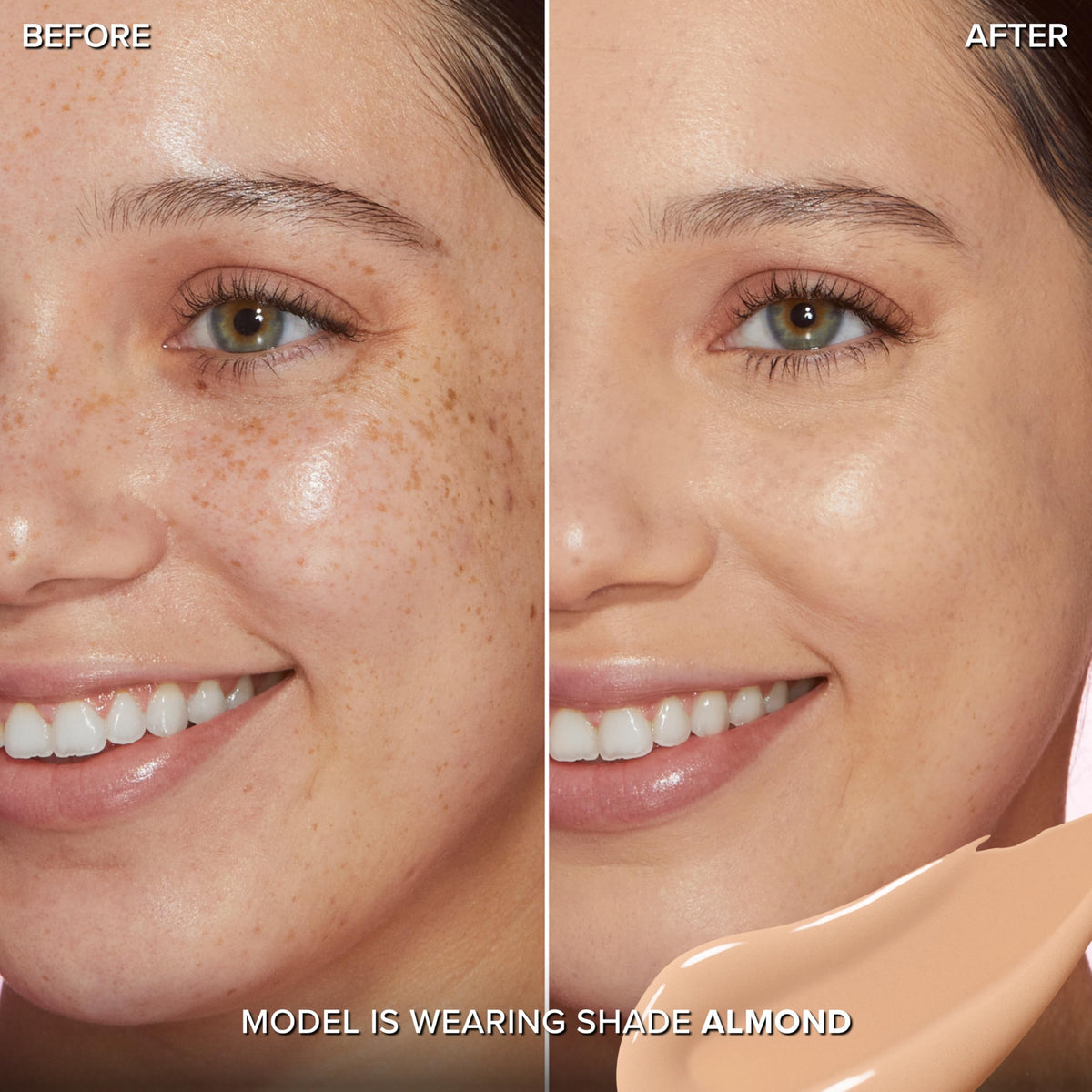 Too Faced concealer applicator close-up displays wand and precise application control