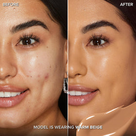 Too Faced doe-foot applicator close-up for precise, seamless application
