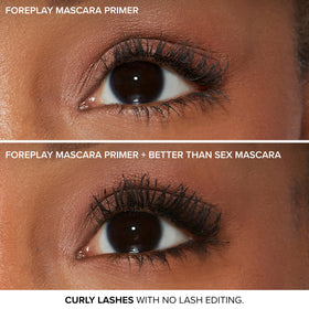 Too Faced primer in a makeup bag lifestyle shot for everyday convenience