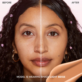 Too Faced pump dispensing foundation demonstrating easy, controlled application benefit