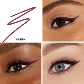 Too Faced killer liner close tip texture demonstrating smooth glide
