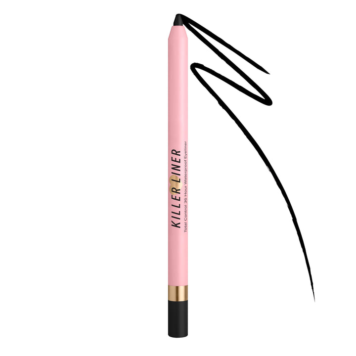 Too Faced front view of pencil shows sleek packaging and immediate polish