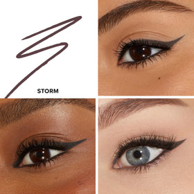 Too Faced pencil tip close-up showing sharp point for precise application