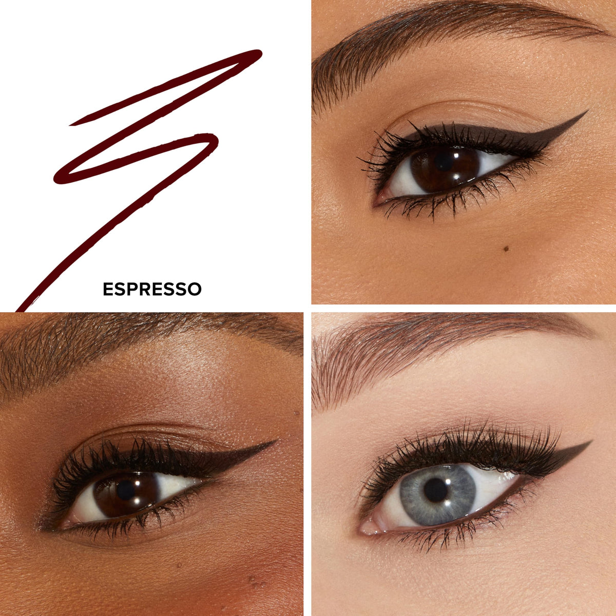 Too Faced close-up of pencil tip demonstrating smooth glide and precise point
