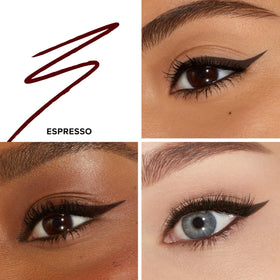Too Faced close-up of pencil tip demonstrating smooth glide and precise point