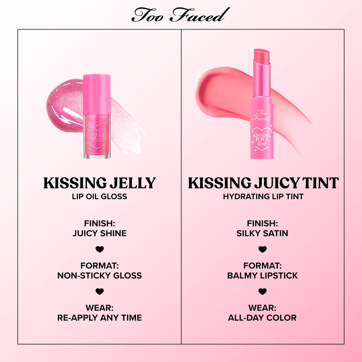 Too Faced lifestyle shot in a purse showing on-the-go convenience and quick touch-ups