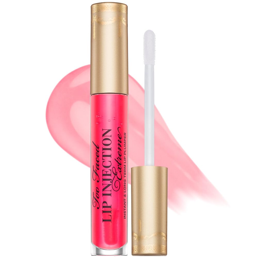 Too Faced front packaging showing Pink Punch gloss and brand appeal