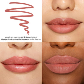 Too Faced close-up of slim twist-up tip demonstrating precise application benefit
