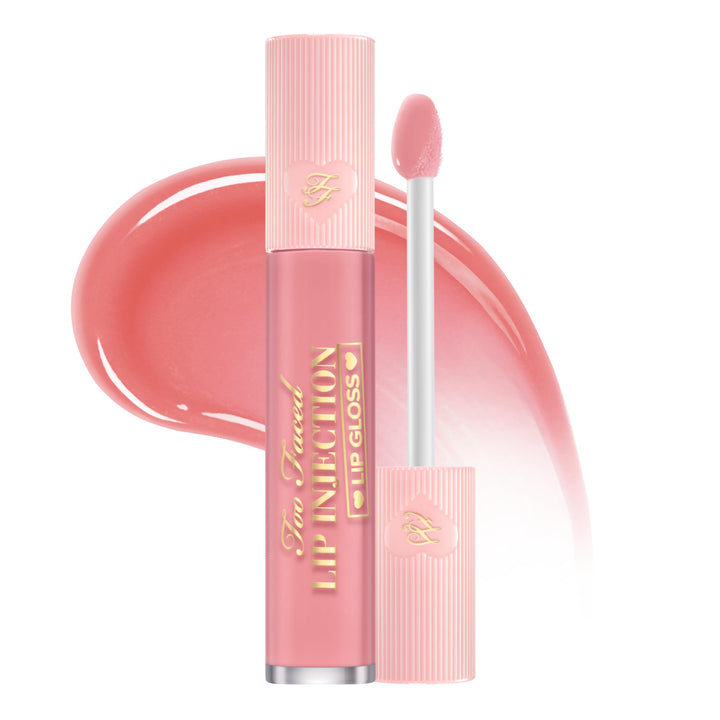 Too Faced front packaging showing gloss tube and brand for instant-volumizing effect