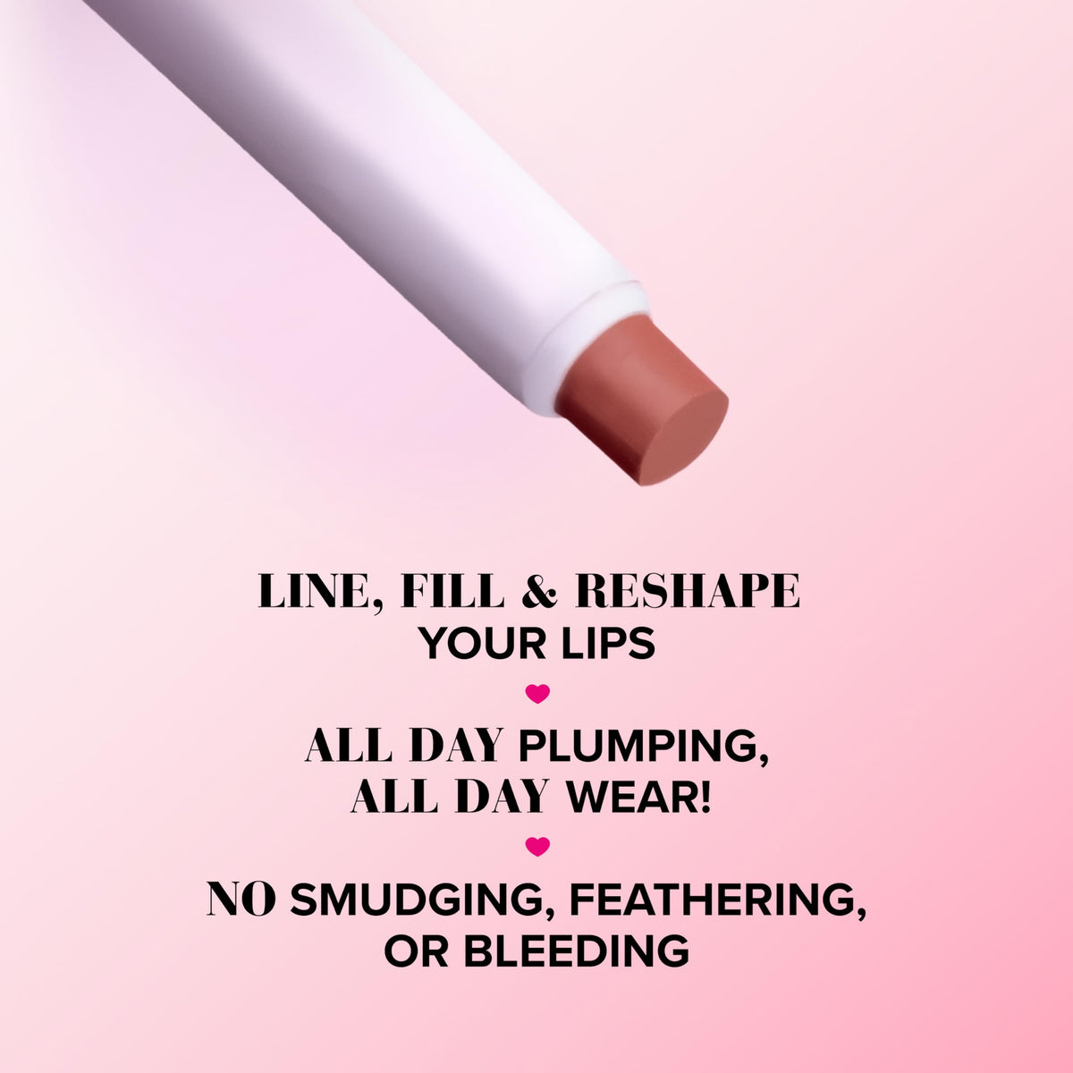 Too Faced texture swipe revealing demi-matte finish and pigment