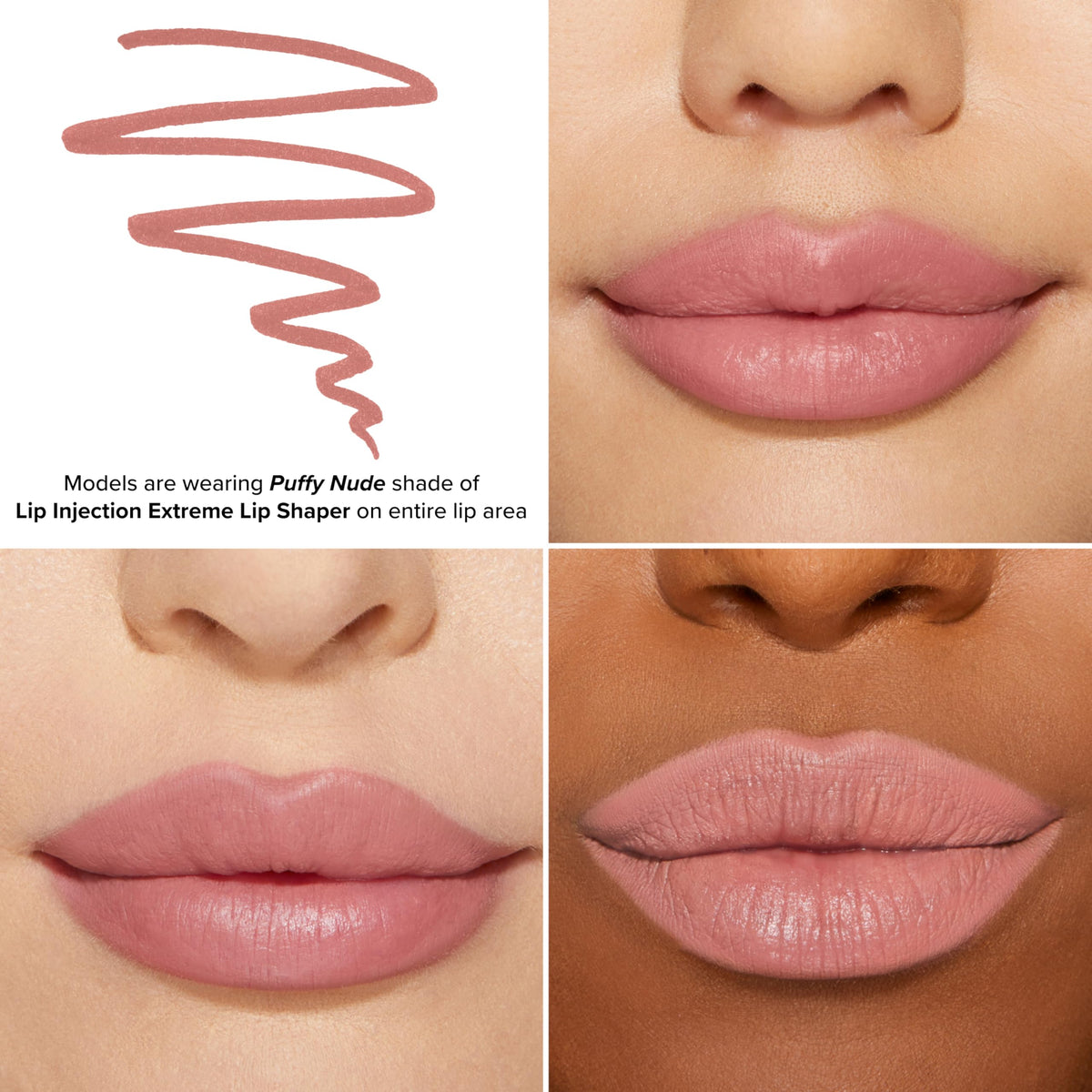 Too Faced close-up of twist-up tip highlighting precision for crisp lip lines